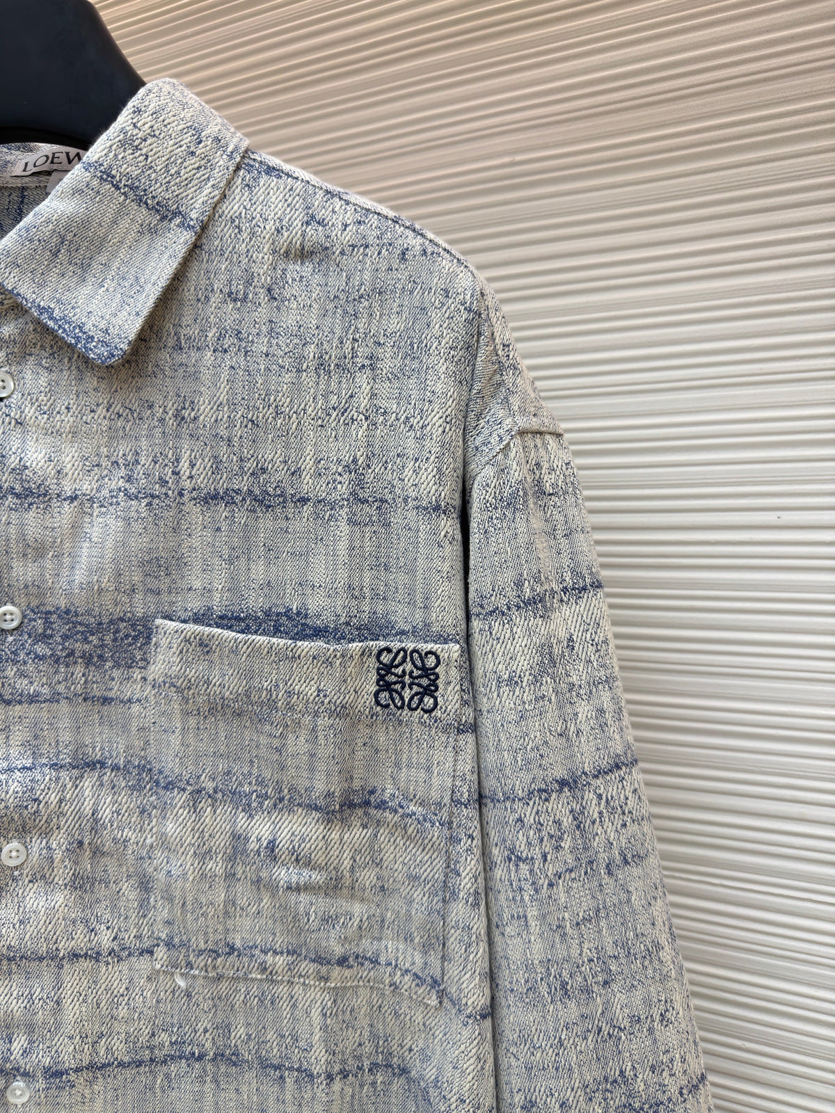 Graues Flanell-Karohemd Langarm – Herren