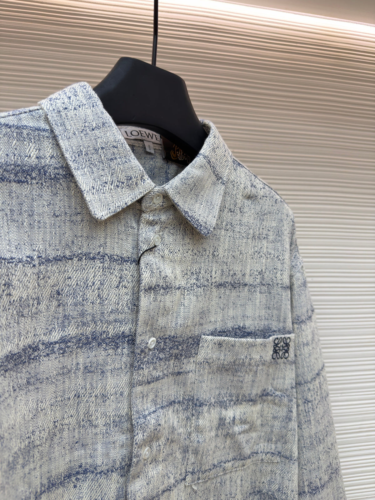 Graues Flanell-Karohemd Langarm – Herren