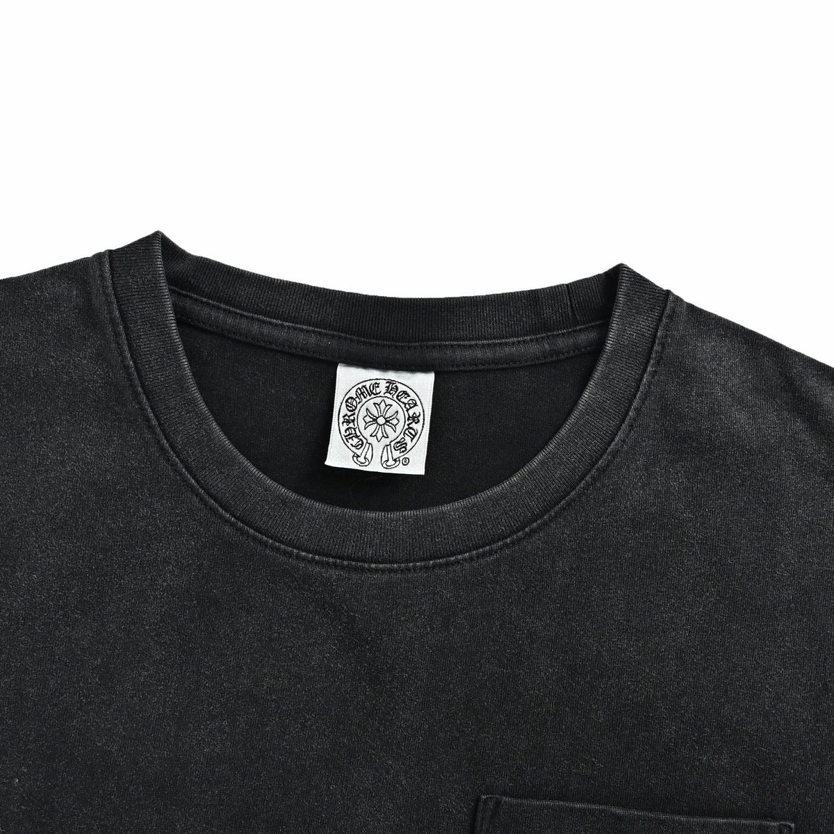 Grey Cotton Pocket Long-Sleeve - Men's