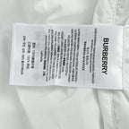 Schwarz Nylon Kapuzenjacke mit Kontrastkordel – Herren