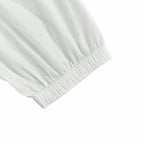Schwarz Nylon Kapuzenjacke mit Kontrastkordel – Herren