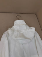 Schwarz Nylon Uni Kapuze - Herren