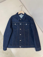 Blaue Jeans-Trucker-Jacke - Herren