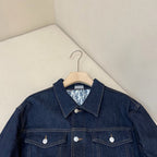 Blaue Jeans-Trucker-Jacke - Herren