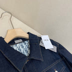 Blaue Jeans-Trucker-Jacke - Herren