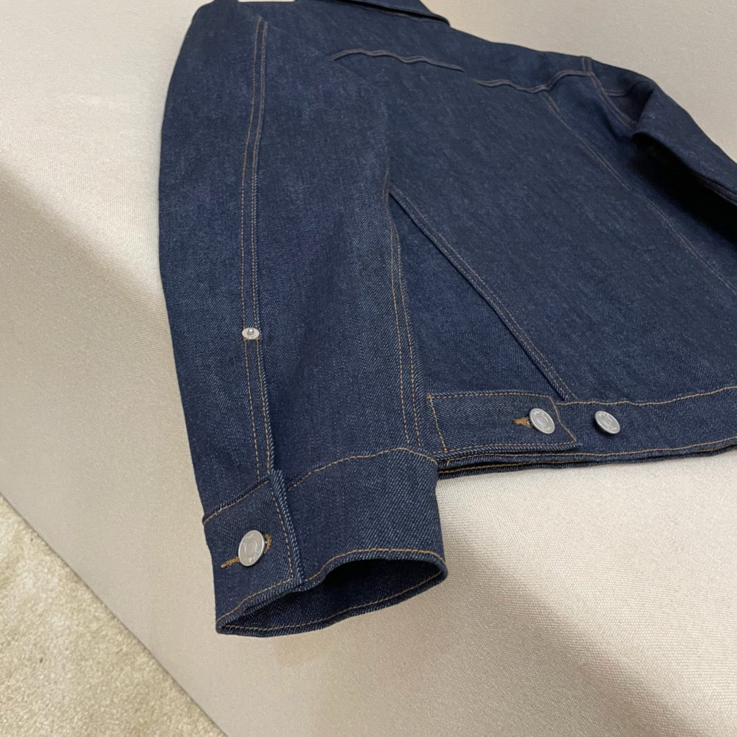 Blaue Jeans-Trucker-Jacke - Herren