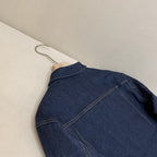 Blaue Jeans-Trucker-Jacke - Herren