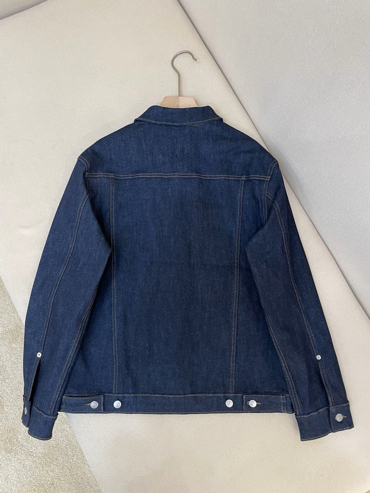 Blaue Jeans-Trucker-Jacke - Herren