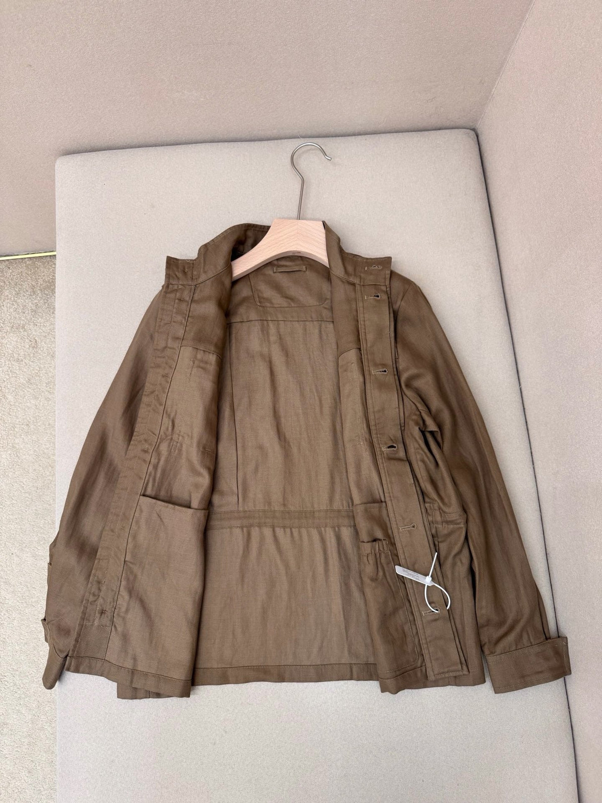 Braunes Nylon, schlicht – Herren