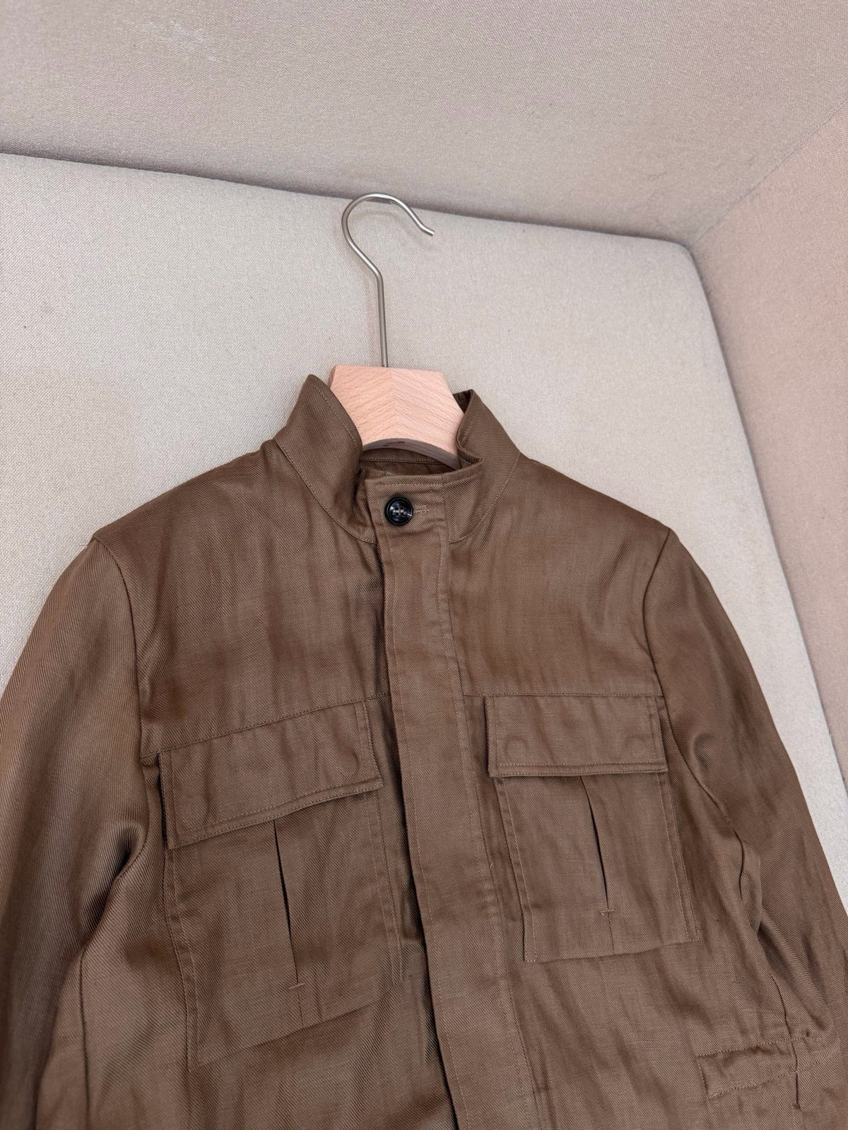 Braunes Nylon, schlicht – Herren