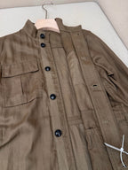 Braunes Nylon, schlicht – Herren