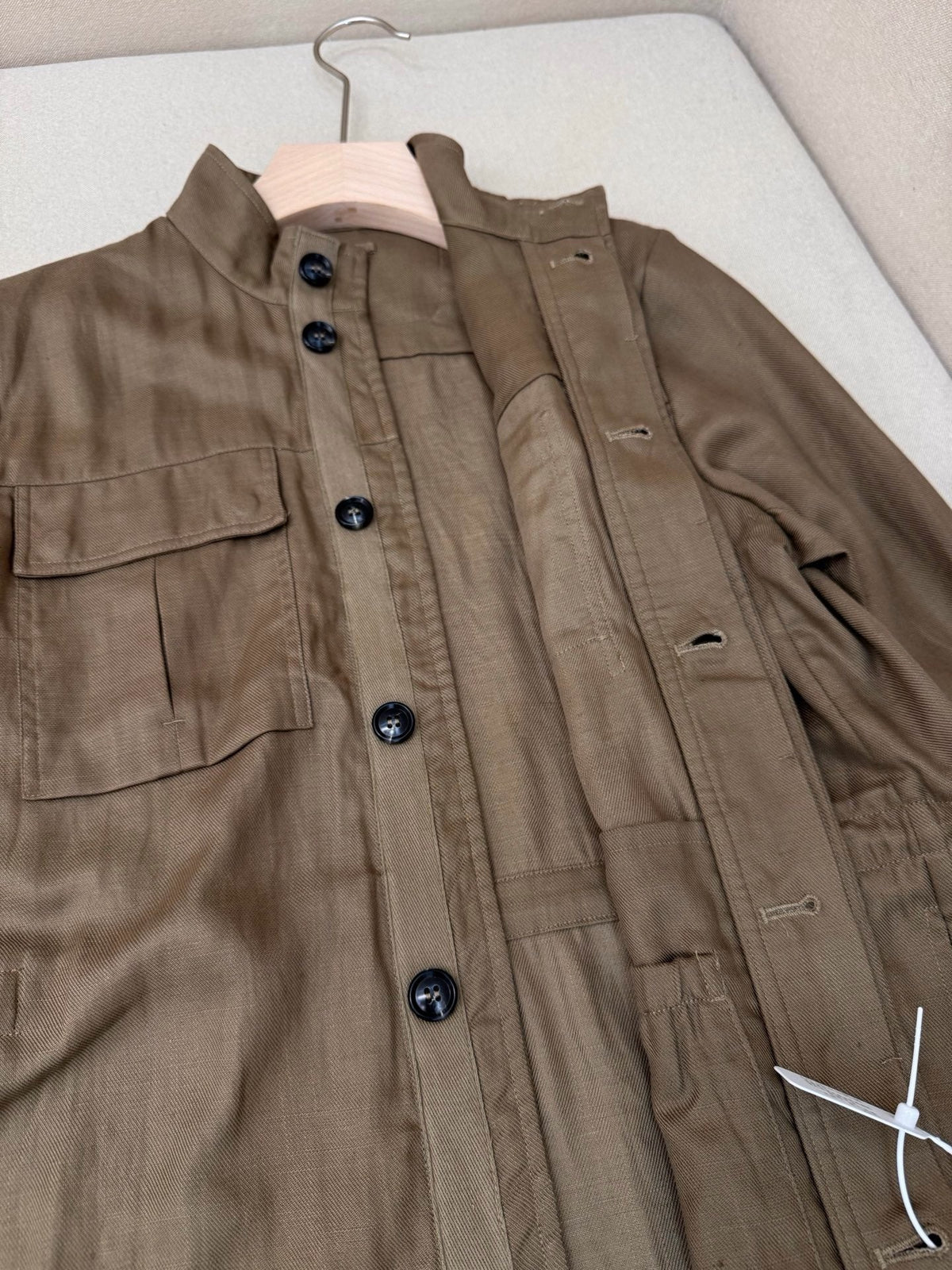 Braunes Nylon, schlicht – Herren