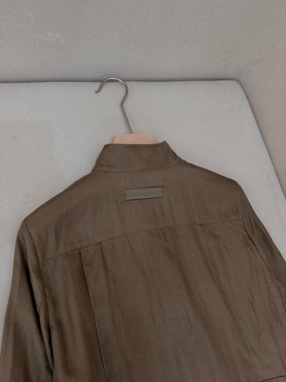 Braunes Nylon, schlicht – Herren