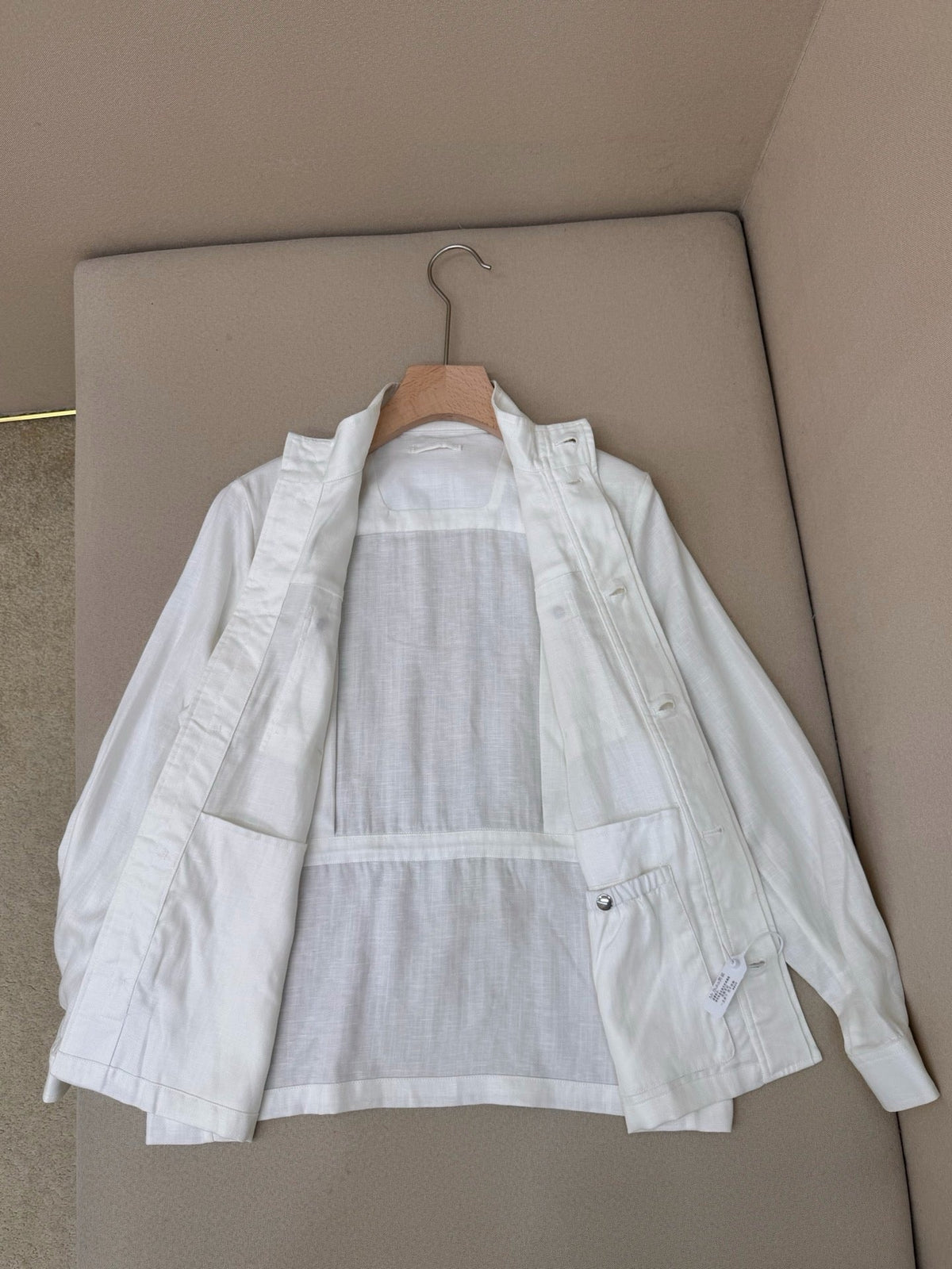 Braunes Nylon, schlicht – Herren