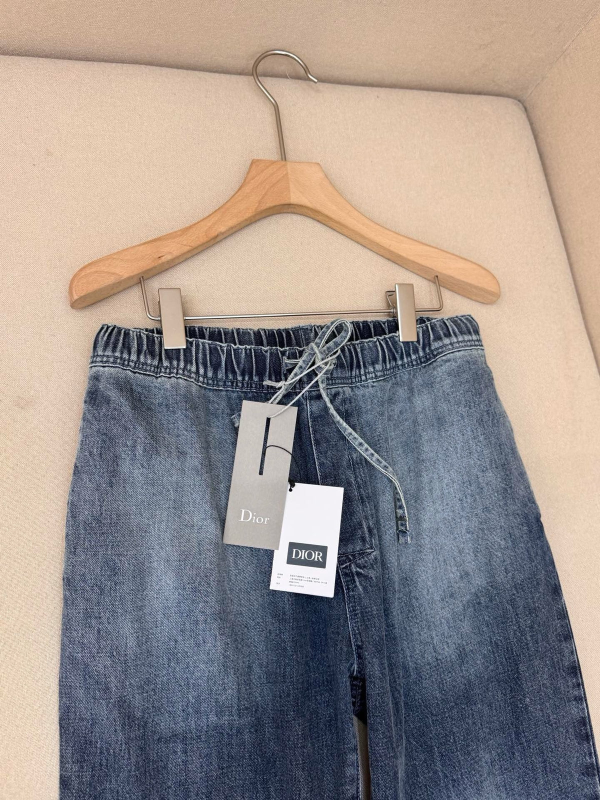 Blue Denim Washed Straight - Herren