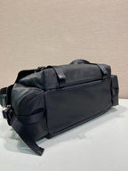 Messenger-Umhängetasche aus Nylon mit Schnalle