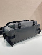 Messenger-Umhängetasche aus Nylon mit Schnalle