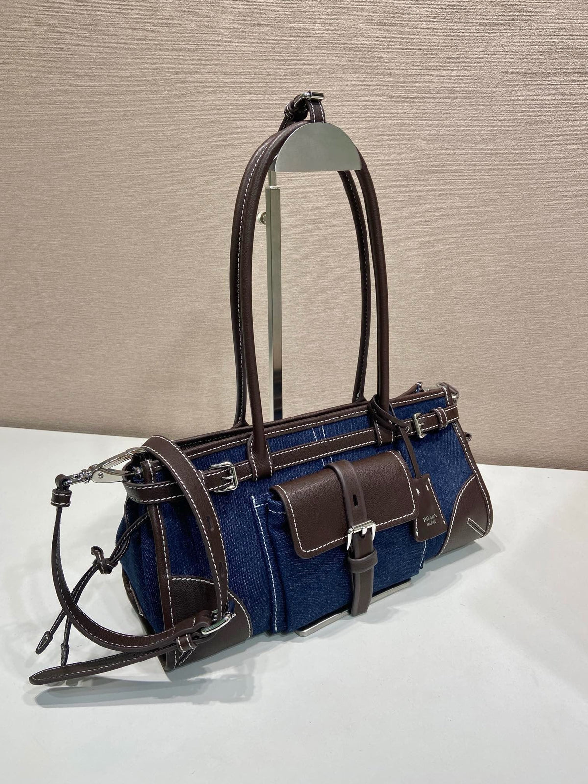 Blue Shoulder Bag