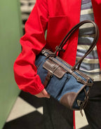Blue Shoulder Bag
