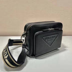 Brique Zip Logo Strap Crossbody Bag