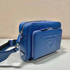 Brique Zip Logo Strap Crossbody Bag