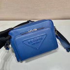 Brique Zip Logo Strap Crossbody Bag