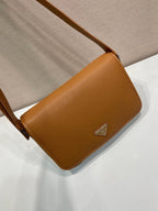 Leather Flap Crossbody Bag