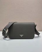 Leather Flap Crossbody Bag