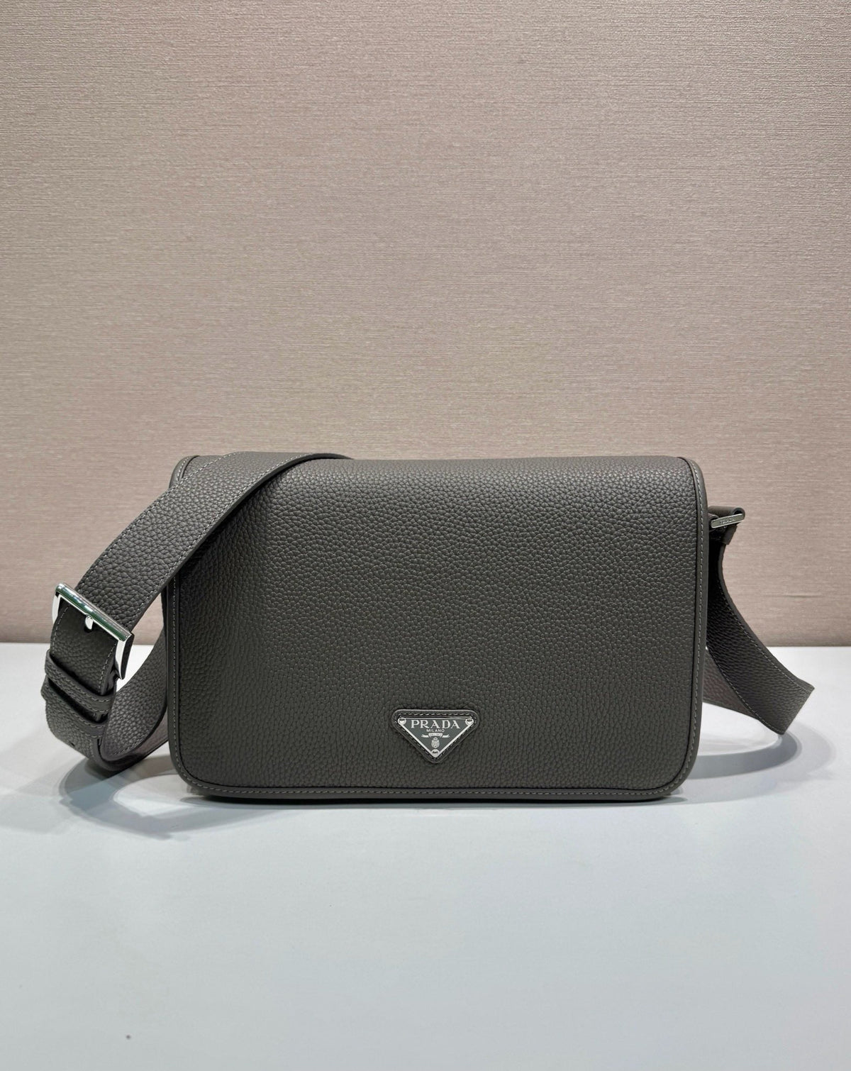 Leather Flap Crossbody Bag