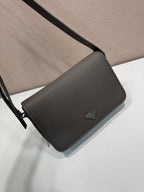 Leather Flap Crossbody Bag