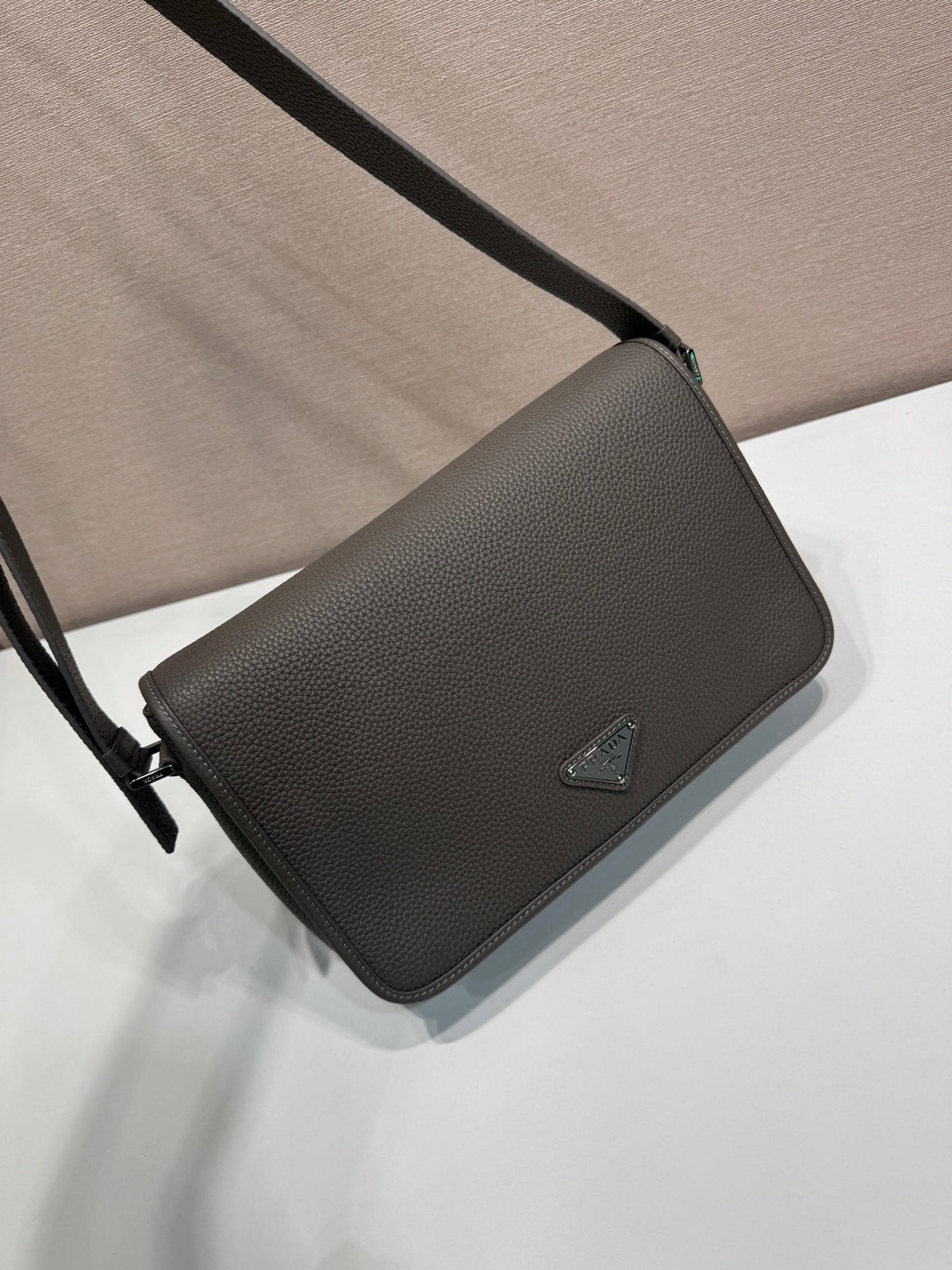 Leather Flap Crossbody Bag