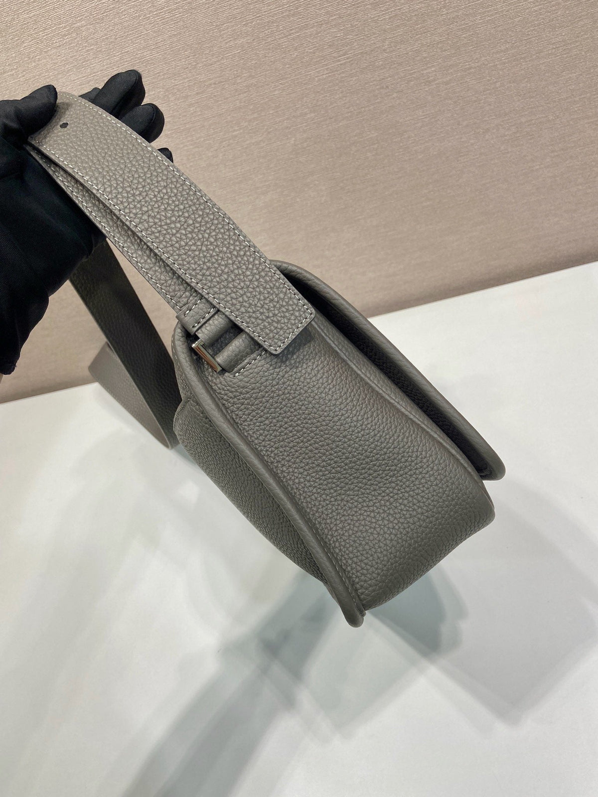 Leather Flap Crossbody Bag