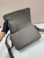 Leather Flap Crossbody Bag