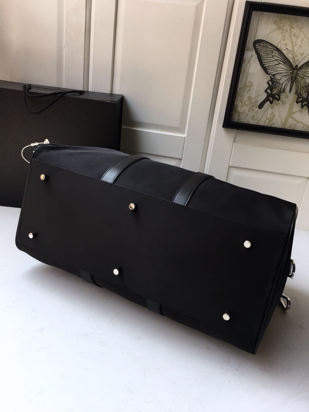 Schwarze Reisetasche