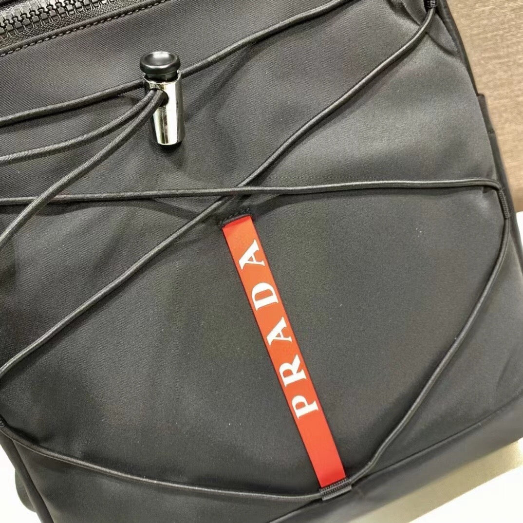 Schwarzer Rucksack