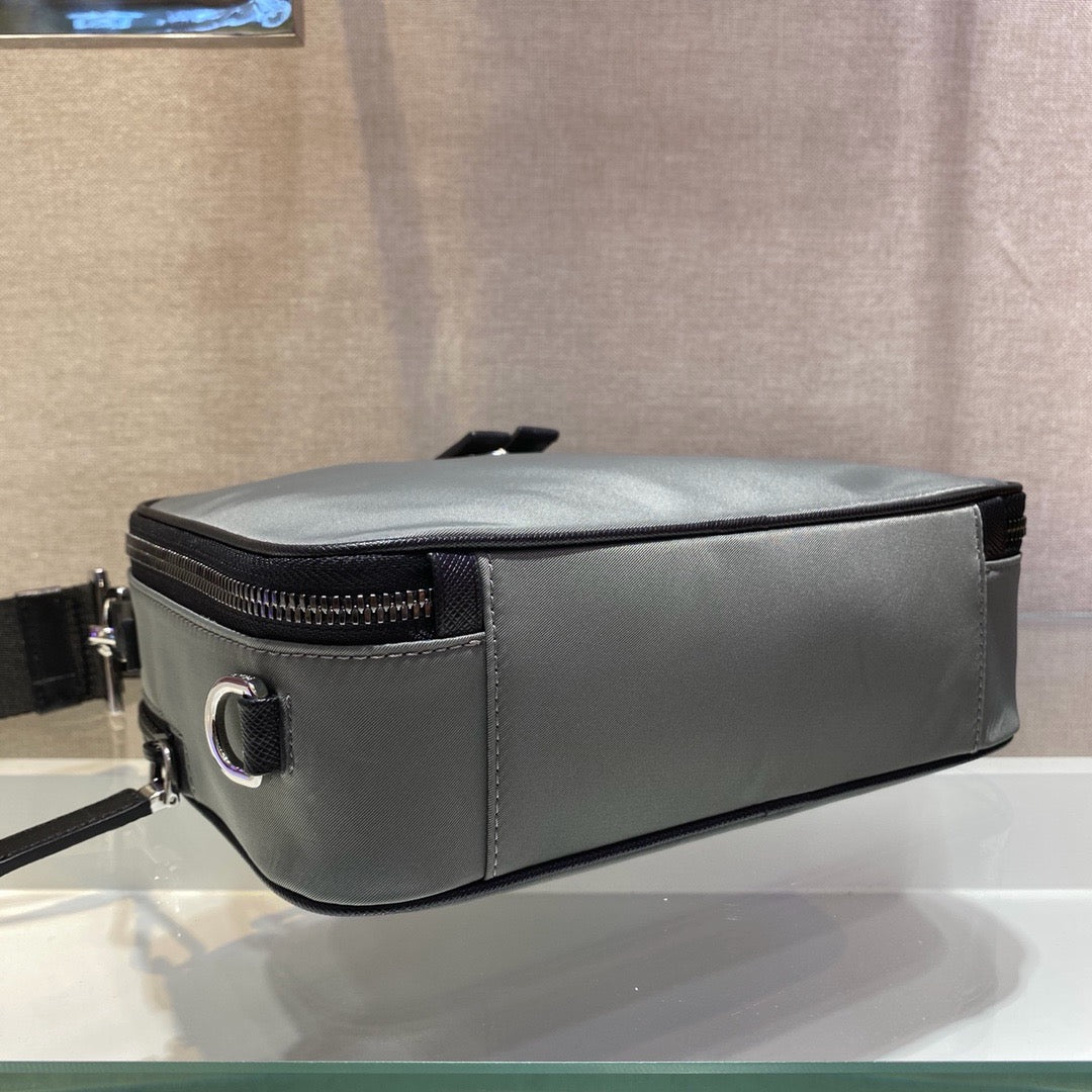 Nylon Box Crossbody Bag
