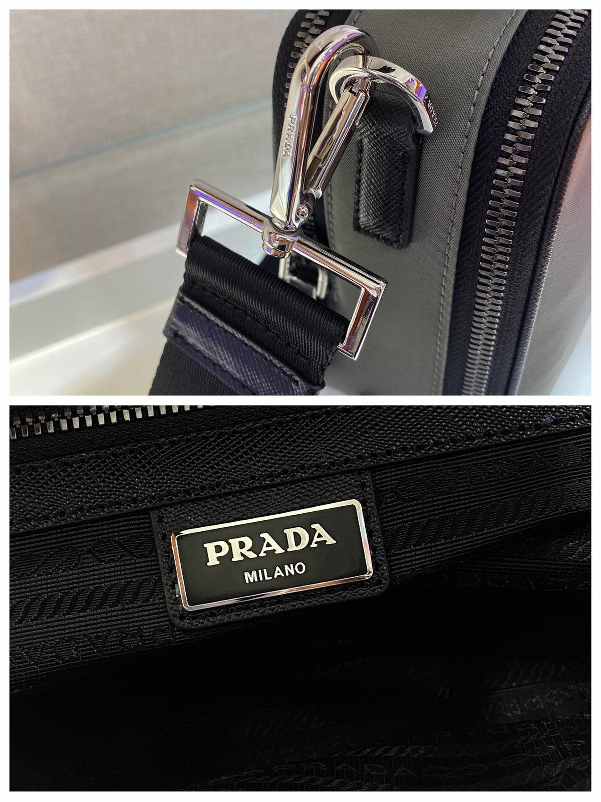 Nylon Box Crossbody Bag