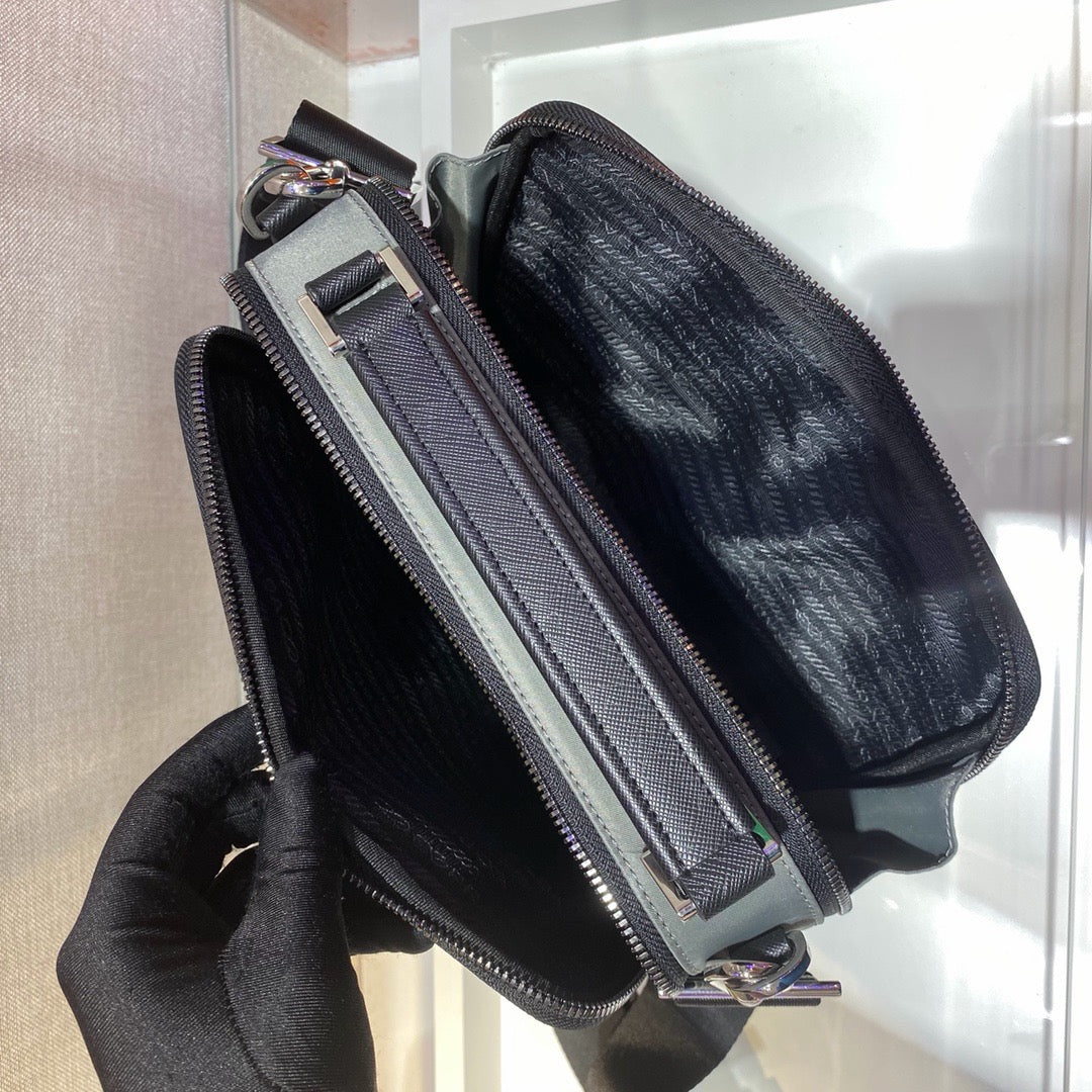 Nylon Box Crossbody Bag