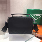 Nylon Box Crossbody Bag