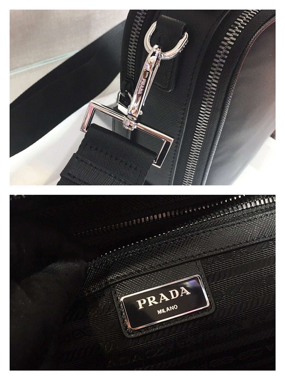 Nylon Box Crossbody Bag