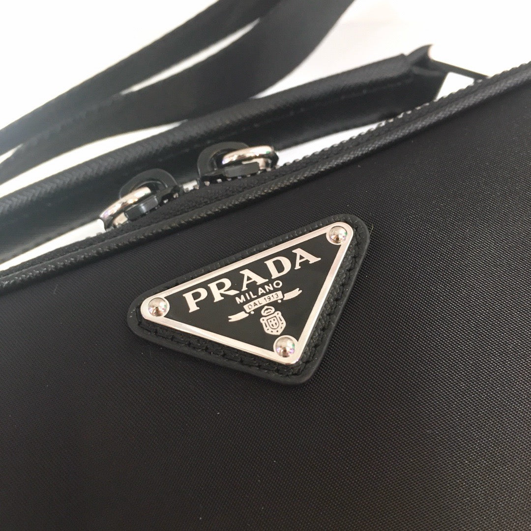 Nylon Box Crossbody Bag