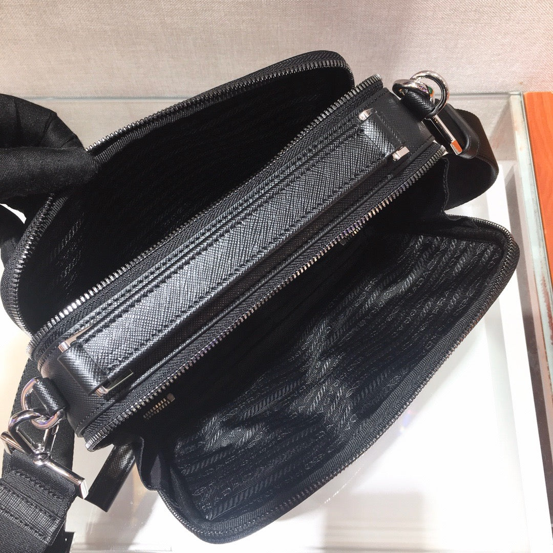 Nylon Box Crossbody Bag