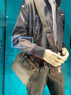 Nylon Box Crossbody Bag