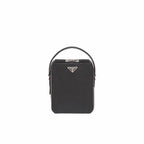 Vertikale Saffiano-Handytasche zum Umhängen