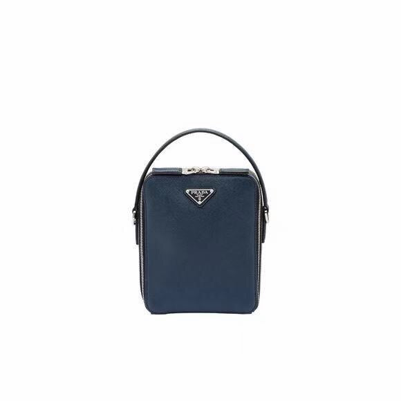 Vertikale Saffiano-Handytasche zum Umhängen