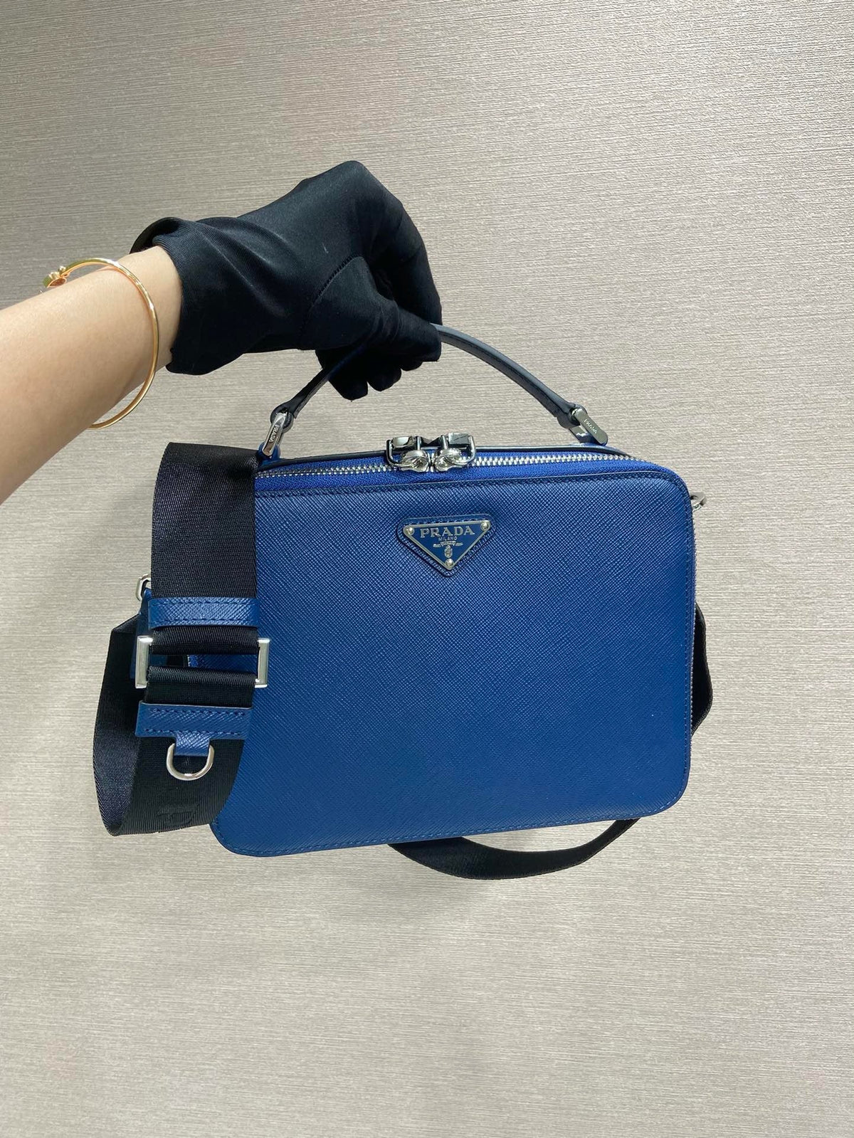 Saffiano Mini Crossbody Bag