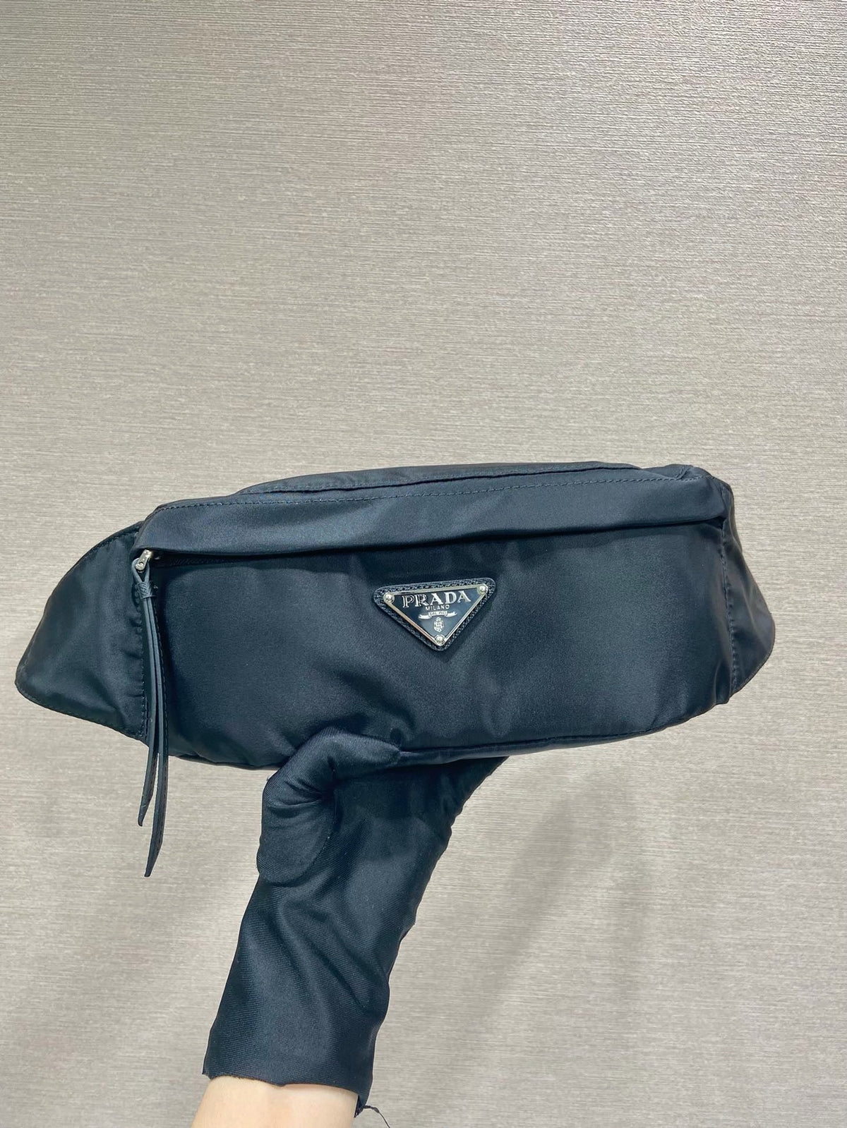 Schwarze Gürteltasche