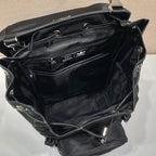 Schwarzer Rucksack
