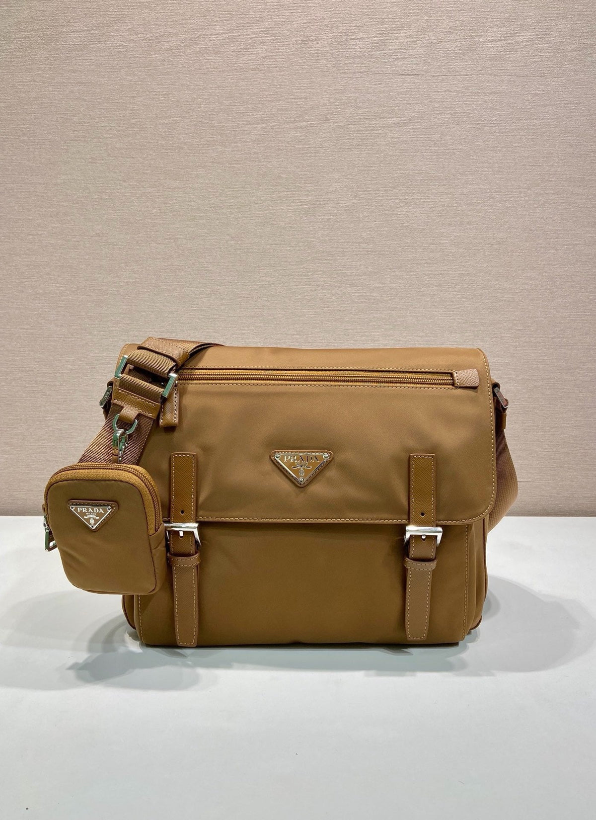 Beige Crossbody Bag