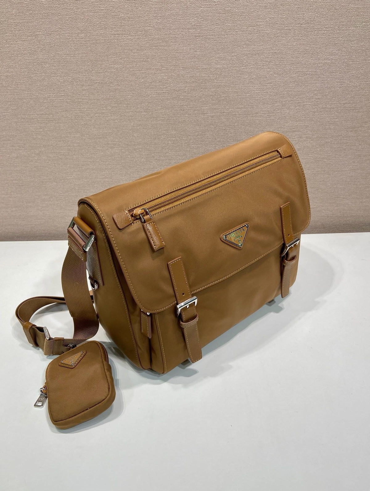 Beige Crossbody Bag